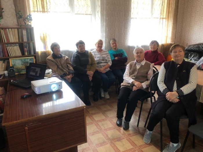 для участников клуба «Хуторянка» проведено онлайн - занятие