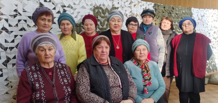 Зимние маскировочные сети отправляются бойцам