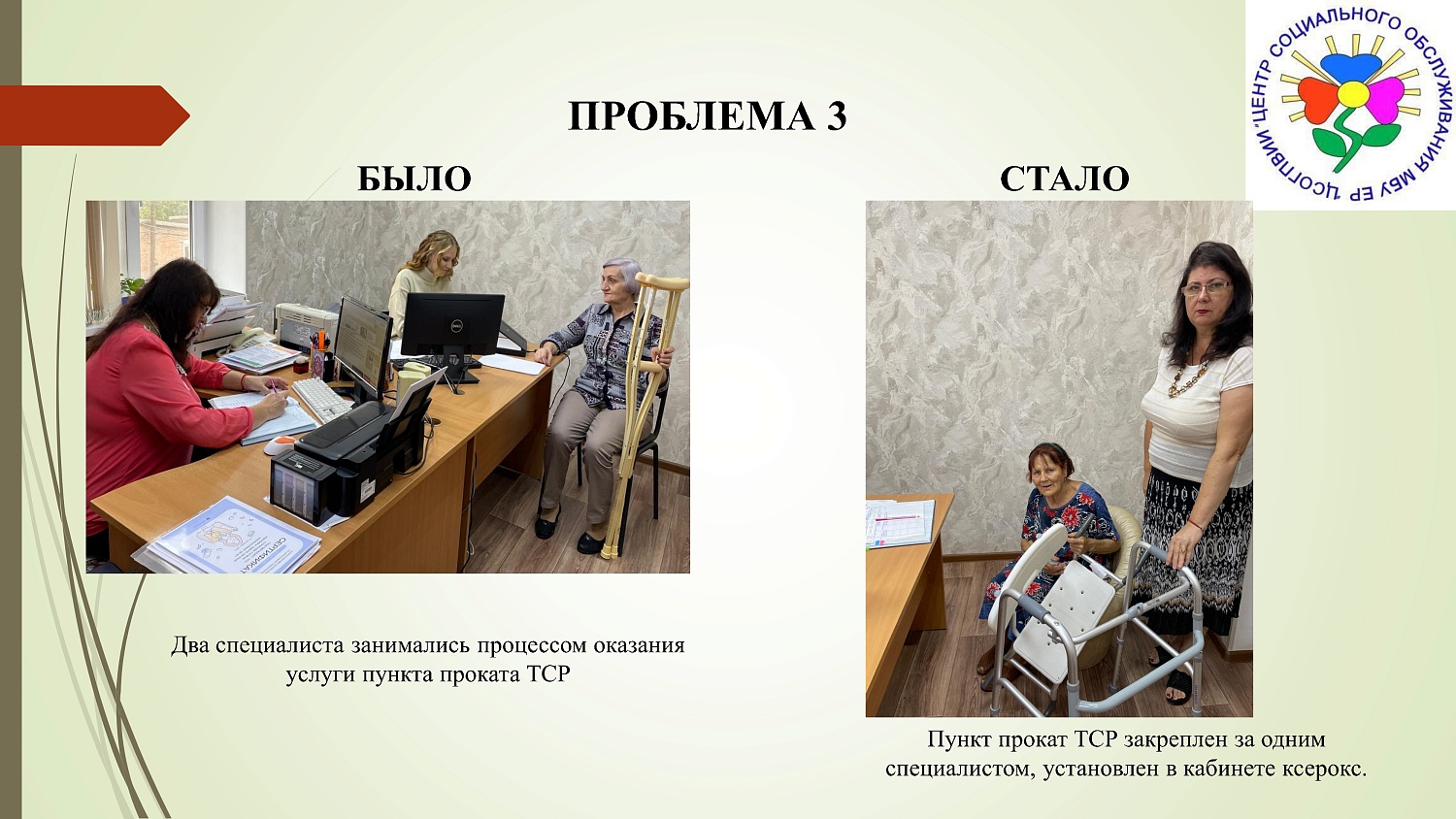 Презентация проекта «Оптимизация процесса оказания услуг пункта проката технических средств реабилитации"